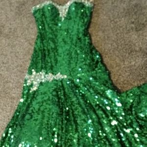 Long sequin dress